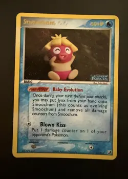Pokemon TCG Ex Unseen Forces Smoochum 31/115 Stamped Reverse Holo Near Mint - Image 1