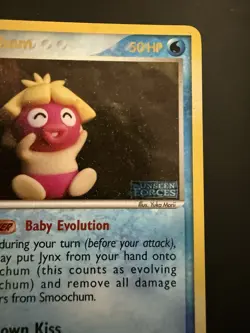 Pokemon TCG Ex Unseen Forces Smoochum 31/115 Stamped Reverse Holo Near Mint - Image 3