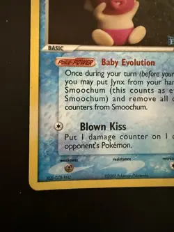 Pokemon TCG Ex Unseen Forces Smoochum 31/115 Stamped Reverse Holo Near Mint - Image 5