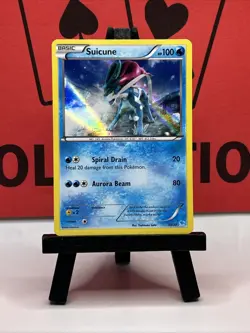 Suicune 30/30 Holo XY Promo Pikachu Libre Trainer Kit Pokemon TCG Card - Image 2