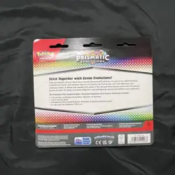 Pokemon Prismatic Evolutions Tech Sticker Collection & Leafeon Promo, New Sealed - Image 2