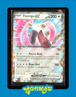 Flamigo EX 160/191 S&V Surging Sparks Holo Double Rare Pokemon Card - Image 1