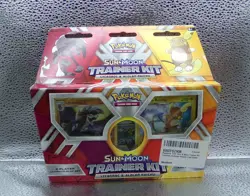 Pokemon tcg Sun & Moon Trainer Kit (Alolan Raichu & Lycanroc) NIB two player set 820650802102 - Image 1