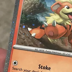 Pokemon Scarlet & Violet Black Star Promo - Growlithe SVP 024 SWIRL - Image 4