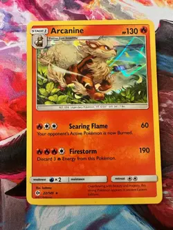 Arcanine 22/149 SM Base Set Holo - Near Mint - Pokemon - Image 1