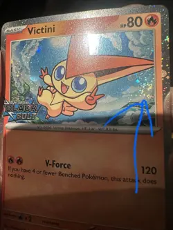 [SWIRL] Victini Black Bolt Stamped 012/086 Rare Holo SV: Black Bolt Pokemon NM - Image 1