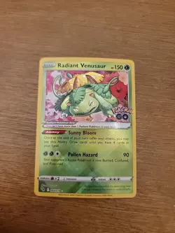Radiant Venusaur 004/078 Pokemon GO Holo - Image 1
