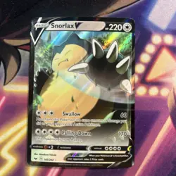 Snorlax V 141/202 - Pokemon - SWSH01: Sword & Shield Base Set - NM - Image 1