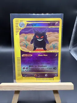 2002 POKEMON EXPEDITION #13 GENGAR-REVERSE FOIL PSA 10 - Image 1
