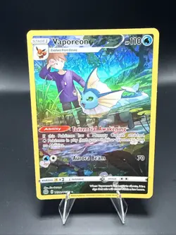 Pokemon TCG Vaporeon TG02/TG30 Swsh09: Brilliant Stars Trainer Gallery Holo E - Image 2