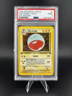 1999 POKEMON JUNGLE 1ST ED #2 ELECTRODE-HOLO PSA 9 - Image 1