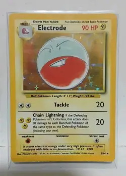 Pokemon Electrode 2/64 Jungle Holo 1999 (No Symbol Error) - Image 1