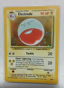 Pokemon Electrode 2/64 Jungle Holo 1999 (No Symbol Error) - Image 2