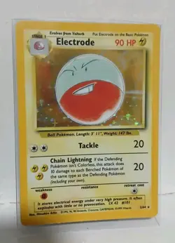 Pokemon Electrode 2/64 Jungle Holo 1999 (No Symbol Error) - Image 3