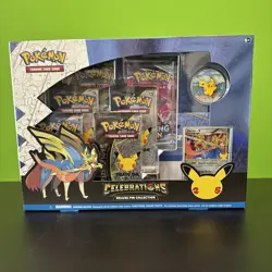 Pokemon Tcg Celebrations 25th Anniversary Deluxe Pin Collection Box Zacian 820650809422 - Image 1