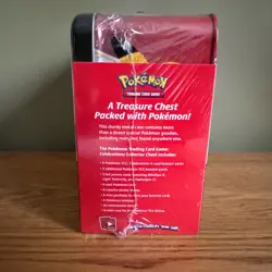 New Sealed Pokemon TCG Celebrations Collector's Chest - Treasure Chest 820650809415 - Image 4