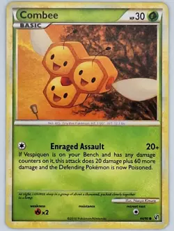Combee 44/90 Pokemon - HS Undaunted LP - Image 1
