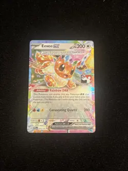 Pokemon TCG Eevee ex 075/131 Prismatic Evolutions Play! Prize Pack Series 7 - MP - Image 1