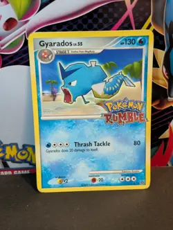 Gyarados 6/16 Pokemon Rumble LP Stamped Rare - Image 1