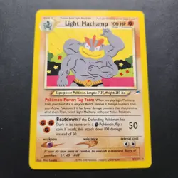 2000 Light Machamp 25/105 - Neo Destiny Non-Holo Regular Rare - Pokemon TCG - LP - Image 1