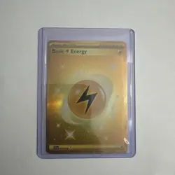 Pokemon TCG Lightning Energy SVI Base 257/198 Gold NM - Image 1