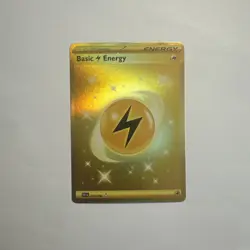 Pokemon TCG Lightning Energy SVI Base 257/198 Gold NM - Image 2
