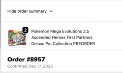 Pokemon 2.5 Ascended Heroes First Partners Deluxe Pin PREORDER - Image 2
