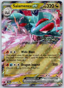 Salamence ex Journey Together Stamped Promo 114/159 (NM) - Pokemon TCG - Image 1