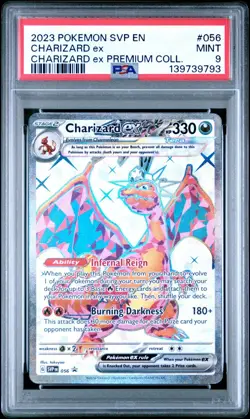 Charizard Ex #056 2023 Pokemon Scarlet & Violet Black Star Promo PSA 9 - Image 1