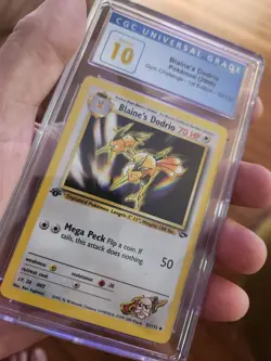 (POP 3) CGC 10 PRISTINE Pokemon Gym Challenge 1st Edition Blaine's Dodrio 32/132 - Image 2