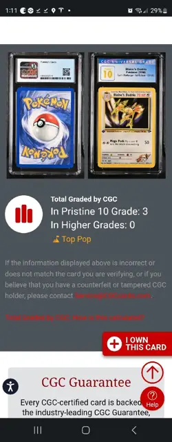 (POP 3) CGC 10 PRISTINE Pokemon Gym Challenge 1st Edition Blaine's Dodrio 32/132 - Image 4