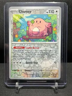 Chansey 113/165 Reverse Holo Rare Pokemon 2023 Scarlet & Violet 151 NM English - Image 1