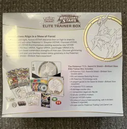 Pokemon Brilliant Stars Elite Trainer Box ETB Factory Sealed 820650850127 - Image 2