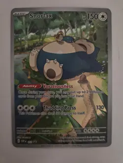 Pokemon TCG Snorlax 051 Black Star Promo Scarlet Violet 151 - Image 1