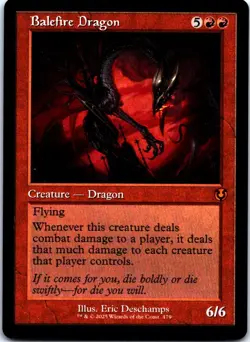 Balefire Dragon (Retro Frame) M Innistrad Remastered 479 NM NM-LP - Image 1