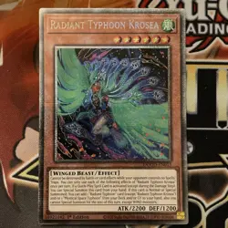 YuGiOh Radiant Typhoon Krosea Starlight Rare Card 1st Edition DOOD-EN015 NM - Image 1