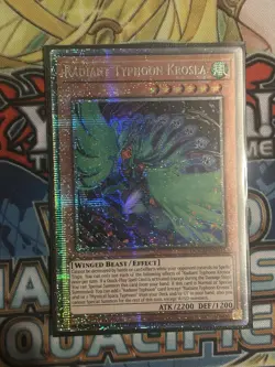 Yugioh! Radiant Typhoon Krosea DOOD-EN015 Starlight Rare 1st Edition NM - Image 1
