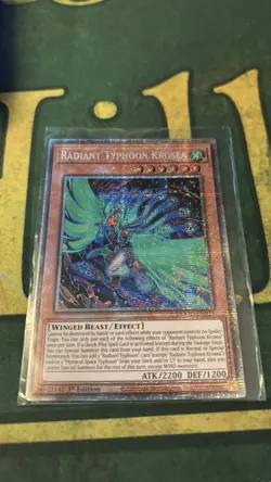 YuGiOh Radiant Typhoon Krosea Starlight Rare Card 1st Edition DOOD-EN015 NM - Image 1