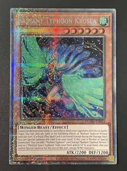 Radiant Typhoon Krosea DOOD-EN015 Starlight Rare Yugioh NM/M 1st Edition - Image 1