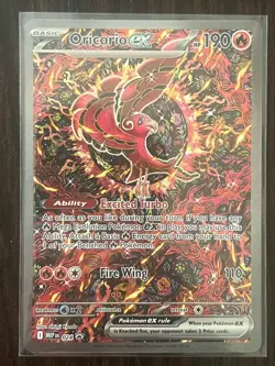 Oricorio ex 024 Promo Mega Evolutions Pokemon NM - Image 1