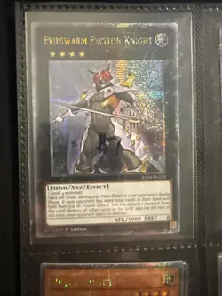 Evilswarm Exciton Knight (Quarter Century Secret Rare) RA04-EN212 NM - Image 1