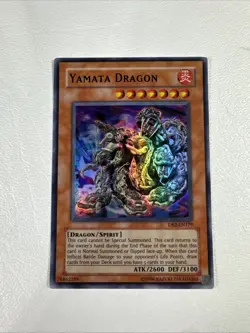 Yamata Dragon DB2-EN179 Dark Beginning 2 Unlimited Edition Super Rare LP Yugioh - Image 1