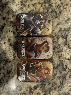 ONE PIECE CARD GAME - Mini TIN PACK Lot Of 3 Tins Set VOL. 2 Luffy Ace Sabo - Image 3