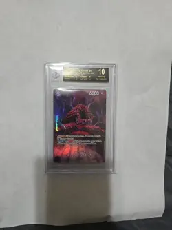 BGS Beckett 10 Pristine Black Label Eustass Captain Kid OP05 074 OP07 JPN - Image 1