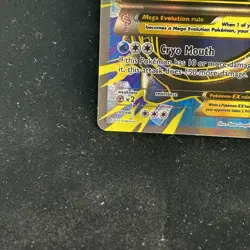 Pokemon Mega M Glalie EX Full Art Holo Rare Card 156/162 XY Breakthrough - Image 5