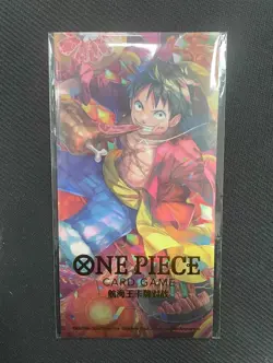 IN STOCK Monkey D. Luffy P-001 & New Year Red Packet ONE PIECE Game S-Chinese - Image 2