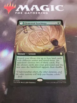 Mtg. Elemental Teachings. Foil Extended Art. Avatar: The Last Airbender. Nm - Image 1