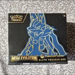 Pokemon TCG Mega Evolutions Pokemon Center ETB Lucario & Gardevoir | BRAND NEW - Image 1