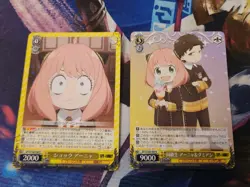 Weiss Schwarz Spy Family, Anya, 2 Rare Set - Image 1