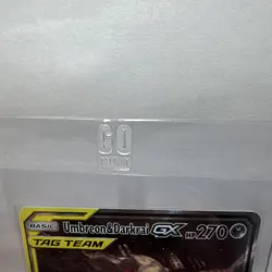 Pokemon TCG Umbreon & Darkrai GX SM241 Sun & Moon Promo TAG TEAM Holo 270 HP - Image 2